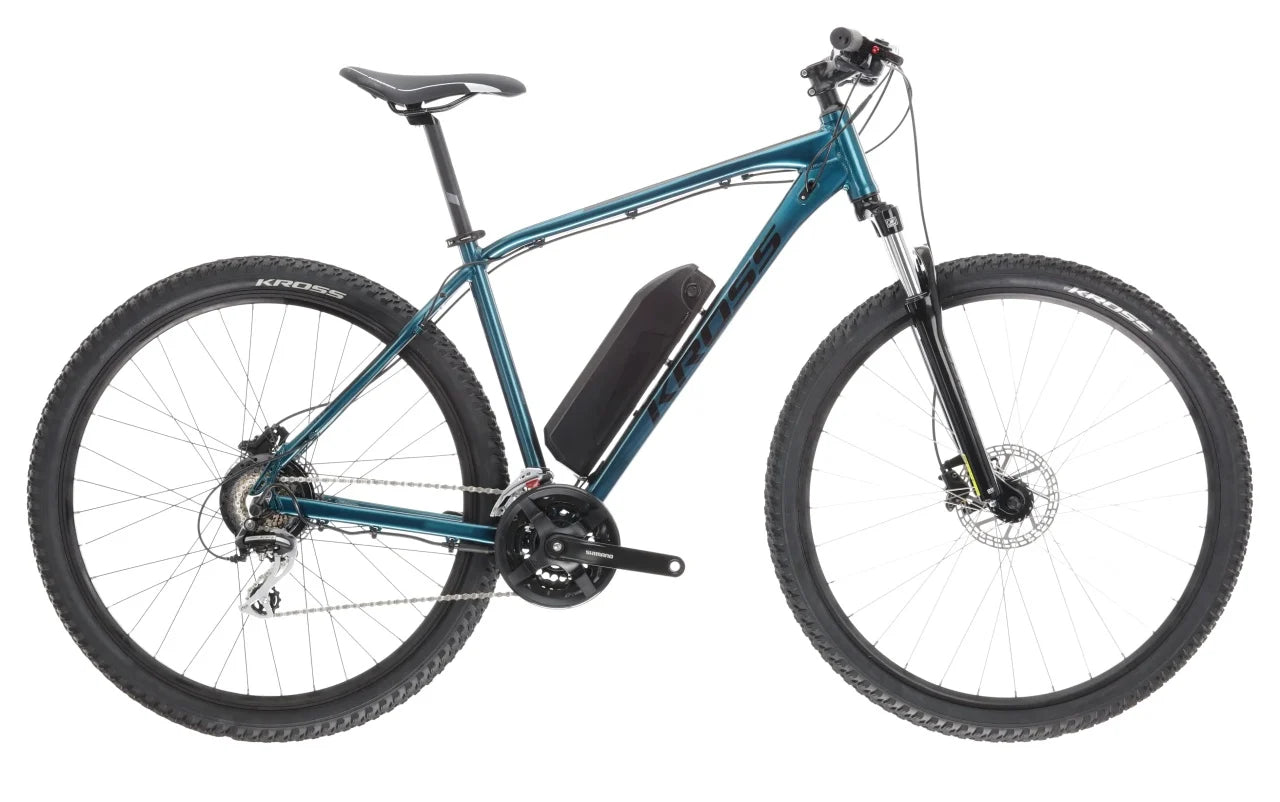 Bicicleta Kross Hexagon Boost ZZ 29 inch turquoise / white / glossy