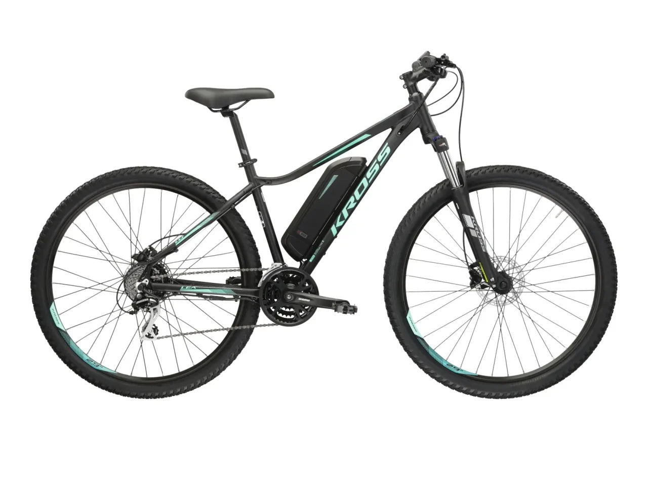 Bicicleta Kross Lea Boost 1.0 roti 29 inch, black / celadon / mat