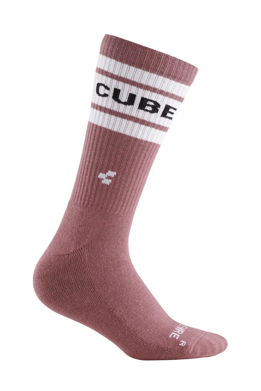 5 PCS Sosete Cube Socks After Race High Cut Rosu Light