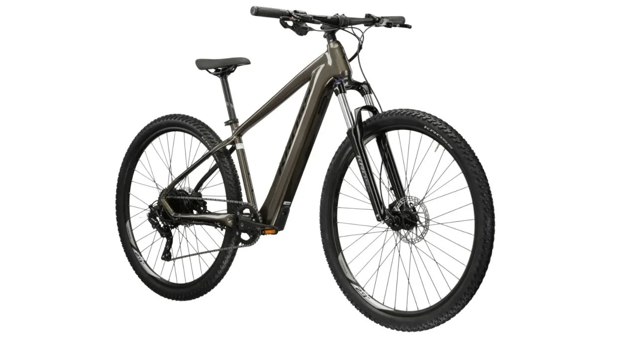Bicicleta Electrica Kross Hexagon Boost 2.0, L - Maro / Negru / Lucios - 29"