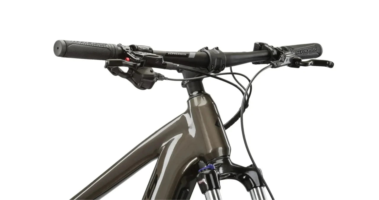 Bicicleta Electrica Kross Hexagon Boost 2.0, S - Maro / Negru / Lucios - 29