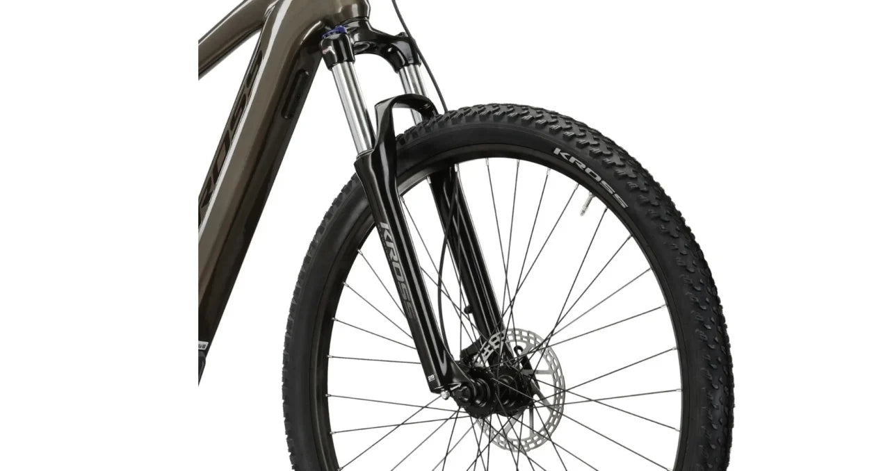 Bicicleta Electrica Kross Hexagon Boost 2.0, L - Maro / Negru / Lucios - 29"
