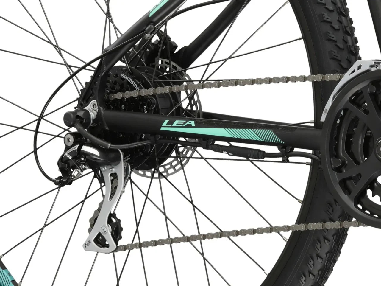 Bicicleta Kross Lea Boost 1.0 roti 29 inch, black / celadon / mat